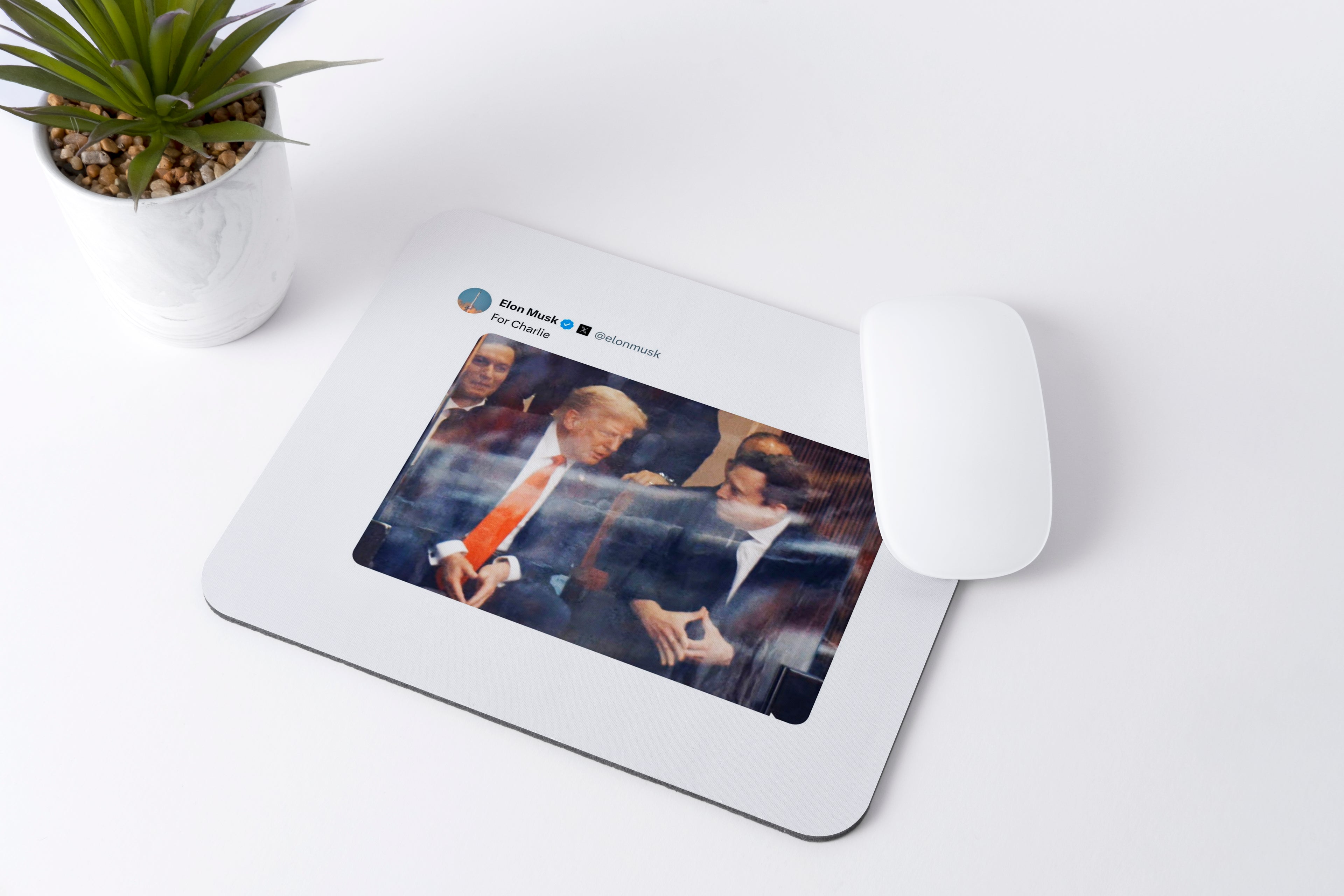 Mousepad Trump & Musk – For Charlie